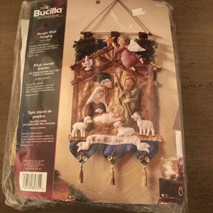 bucilla felt kit christmas - manger Wall Hanging